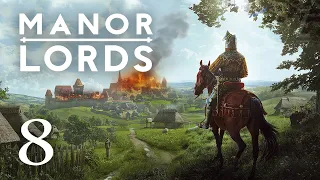 Manor Lords Gameplay Part 8  - THE FIRST BATTLE