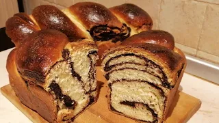 SWEET BREAD BRAIDED WITH WALNUT |  With this recipe, your SWEET BREAD is GUARANTEED