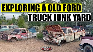 Exploring a Old Ford Truck Junk Yard! | Ford Era