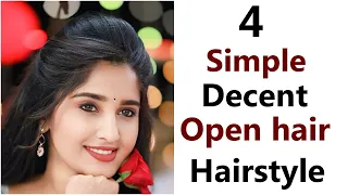 3 Simply Decent Hairstyle - Quick hairstyle for girls | hairstyle 2024 |open hairstyle