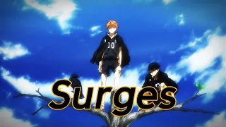 【MAD/AMV】 『 하이큐!! 』 - 『 Surges 』(Orangestar)