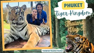 Tiger Kingdom Phuket | Thailand | Our Epic Adventure |We Literally Got Goosebumps | Over The Seas