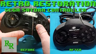 Restoring a Sega Saturn Controller - Retro Restoration - ASMR Repair