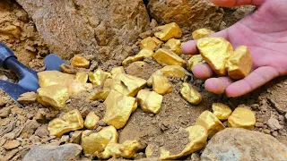 wow Good Job! Searching for Treasures worth millions from Huge Gold Nuggets for  million Dollar