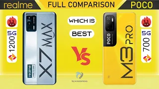 Realme x7 max vs  Xiaomi POCO M3 PRO Full Comparison | which one should Buy??