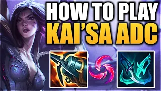 HOW TO PLAY KAI'SA ADC - Season 12 Kai'Sa Guide | Best Kai'Sa Build & Runes