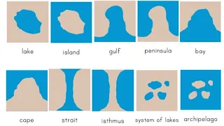 Land and Water forms | Different sea and ocean forms explained with examples | Geography for kids