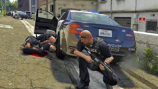 LSPD vs Armenian Mob | GTA 5 NPC Wars 72