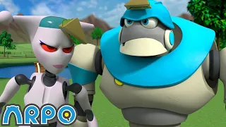 Sharing is Caring - Battle of the Bots!!! | ARPO | Educational Kids Videos | Moonbug Kids