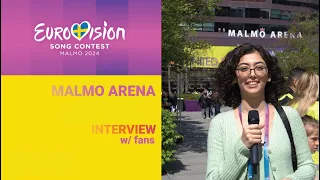 First Semi-Final excitement in Malmo. Interview w/ fans