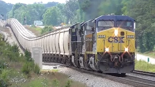 [0p] Full Documentary of CSX Switching the Feed Mill in Comer GA, 06/02/2015 ©mbmars01
