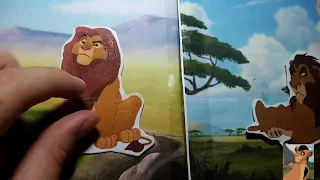 Распоковка бумажных сюрпризов Король лев.