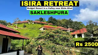ISIRA RETREAT - BUDGET Resort near Bisle Ghat SAKLESHPURA - Ridge Point - Sakleshpura Resort Vlog