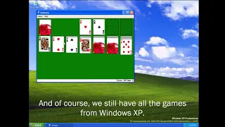 Windows Vista but its actually just Windows XP