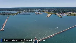 Commercial Real Estate Drone Video - Land Development Site at Lorain, Ohio 2001 Henderson Ave