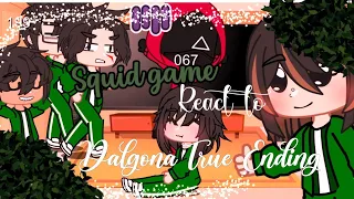 Squid game 🐙 React to ✨Dalgona True Ending ✨ | Kyemi