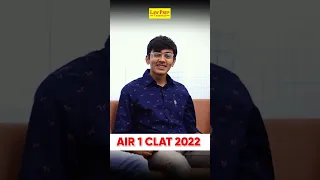 CLAT AIR 1 Rishabh Shivani talks about Self Doubt!