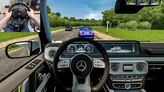 City Car Driving - Mercedes Benz G63 AMG W464 [Steering Wheel Gameplay]