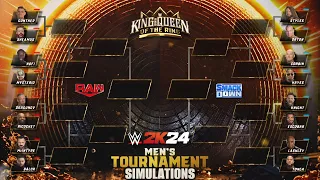 King Of The Ring Tournament Simulations - WWE 2K24