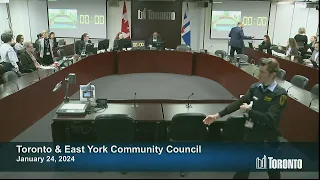 Toronto and East York Community Council - January 24, 2024