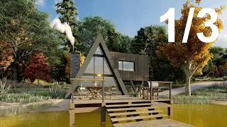 Ep.1. A-Frame Cabin by the Lake. Nowoczesny Domek Letniskowy typu Brda nad Jeziorem.