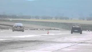 BMW E39 V12 TURBO vs GOLF TURBO