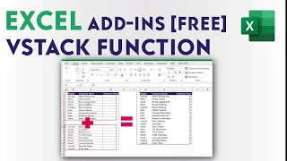 VSTACK Array function for all Excel Versions!! 😲😲😲