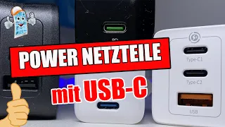 Handy USB C Netzteile mit Schnell Lade Funktion