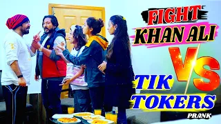 Fight Khan Ali Vs Tik Tokers|Velle Loog Prankster