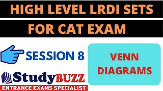 High level LRDI sets for CAT exam: Complete concept & question on Venn Diagrams | StudyBUZZ LRDI