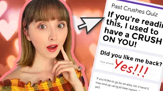 I sent a quiz to my high school/college CRUSHES (then one of them kinda asked me out?!)