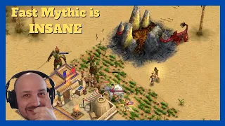 Zeus Fast Mythic is actually good?!?! | 1v1 Zeus vs Ra #aom #ageofempires