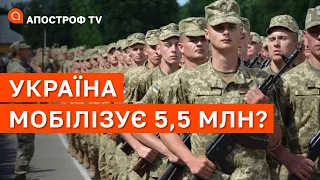 УКРАЇНА ГОТУЄ МОБІЛІЗАЦІЮ НА 5,5 МЛН ВІЙСЬКОВИХ? / Апостроф тв