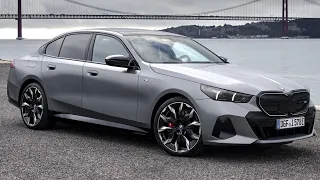 2024 BMW i5 M60 xDrive (Frozen Pure Grey Metallic) - Driving, Exterior, and Interior