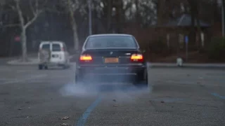 BMW E39 M5 Burnout Launch Exhaust Sound