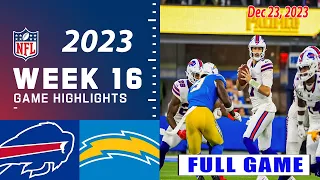 Buffalo Bills vs Los Angeles Chargers Week 16 FULL GAME | NFL Highlights 12/23/2023