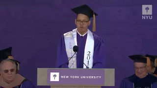 2016 NYU Commencement Student Speaker Robert L  Clinton