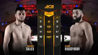 Магомед Салиев vs. Кишвар Худойров | Magomed Saliev vs. Kishvar Khudoyorov | ACA YE 34