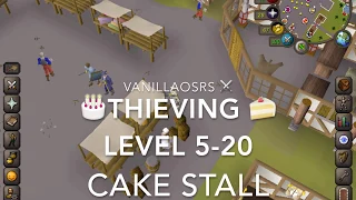 OSRS Thieving 5-20 Cake Stall