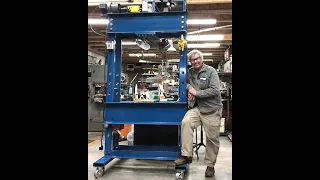 9 Foot Tall, Hydraulic Press Build! 30 Plus ton press