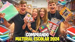 COMPRANDO O MATERIAL ESCOLAR 2024 DAS NOSSAS IRMÃS! •Irmãos Scribel•