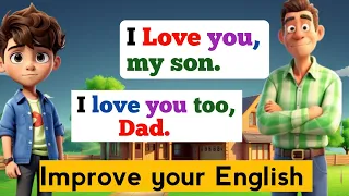 🔥Practice English Conversation (Father and son) Improve English Speaking Skills