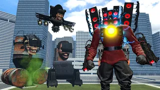 NEW UPGRADED CORRUPTED TITAN SPEAKERMAN VS ALL SKIBIDI TOILET BOSSES In Garry's Mod!