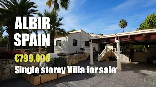 Mediterranean style single storey villa for sale in Albir, Spain | Property in Spain for sale