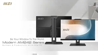 MODERN AM242 SERIES - Business & Productivity AIO PC | GAME TALK | GIVEAWAY | MSI Indonesia