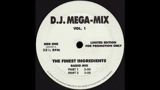 D.J. MEGA-MIX VOL. 1 The Finest Ingredients Radio Mix Part 1 * Norman Cook * No Label MM001