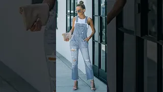 Jeans jumpsuit for women by Luvamia // Fashion Trends #Shorts