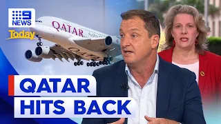 Qatar Airways slams government over blocked flights | 9 News Australia