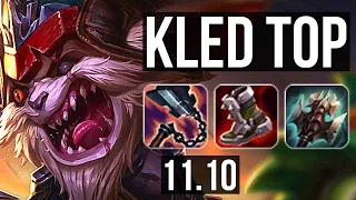 KLED vs GAREN (TOP) | 2.3M mastery, 1700+ games, 6 solo kills, 10/3/7 | NA Diamond | v11.10