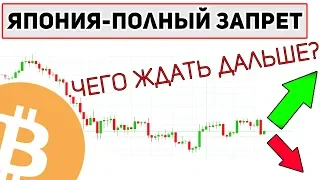 Биткоин - Киты не Спешат Выходить. Япония Запрещает Криптовалюты.